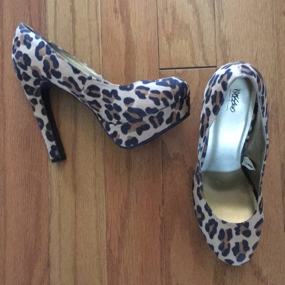 Cheetah high heels